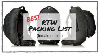 Ultimate Travel Checklist (Women's Packing List)